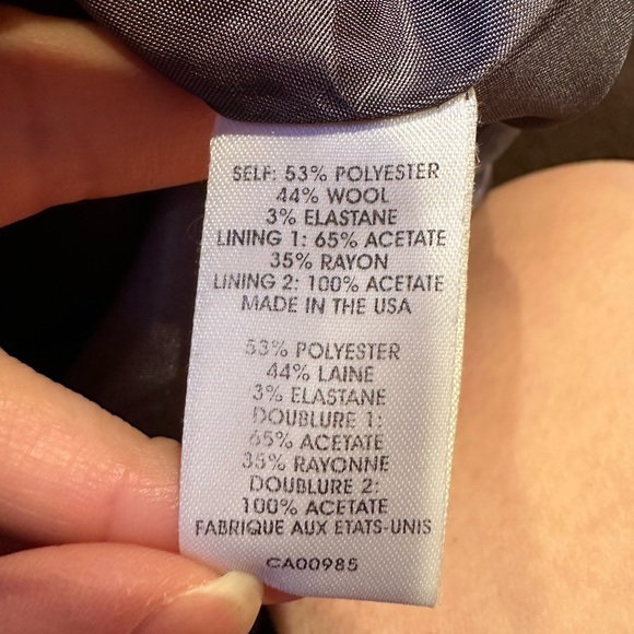 Nanette Lepore A Perfect Cut Black Low Round Cut Neck Button Down Jacket Sz 8. - Picture 11 of 15